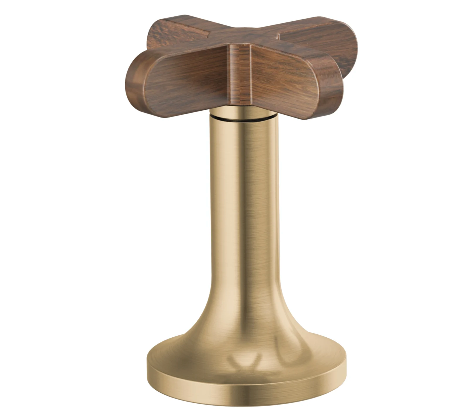 Widespread Lavatory High Teak Wood Cross Handles Only - Open Box