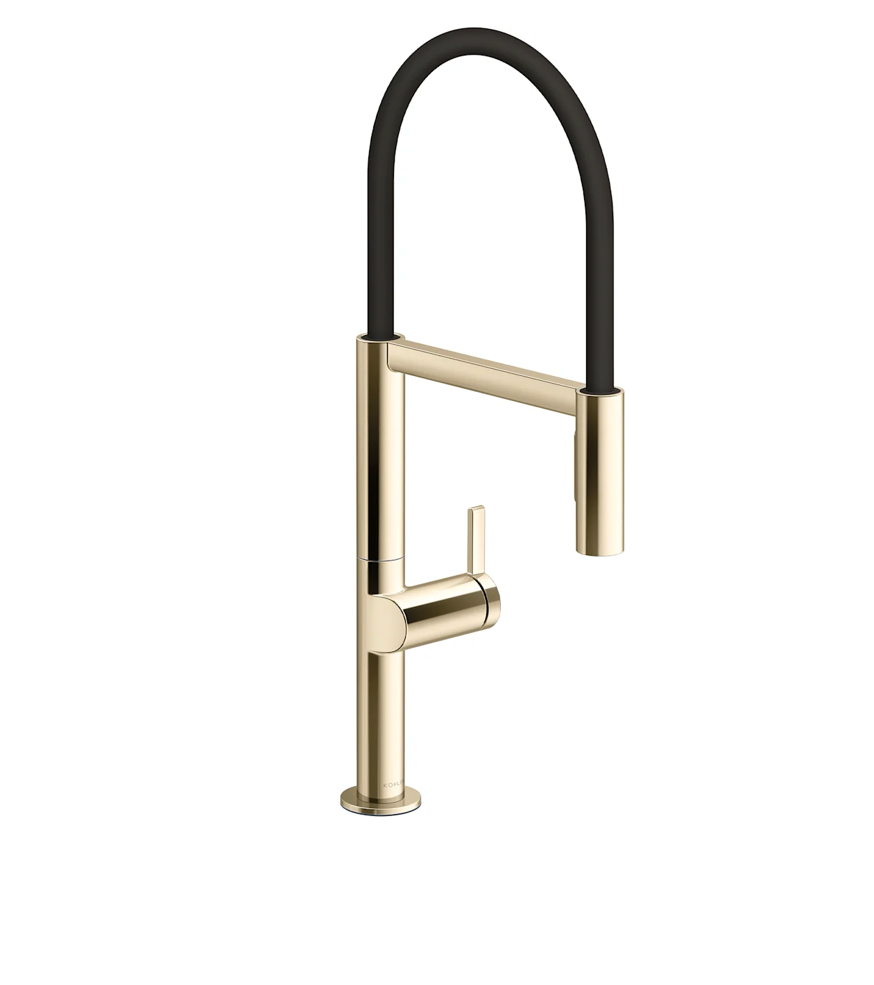 Components 1.5 GPM Single Hole Pre-Rinse Pull Down Semi-Professional Kitchen Faucet with Two Function MasterClean Sprayhead, DockNetik and Sweep Spray