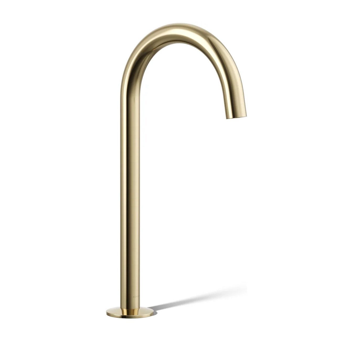 Components 1.2 GPM Vessel Widespread Bathroom Faucet with Tube Design Spout and Drain Assembly- Less Handles