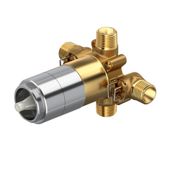 1/2" Thermostatic Rough-in Valve with NPT Connection Type with up to 2 Independent and 1 Shared Function