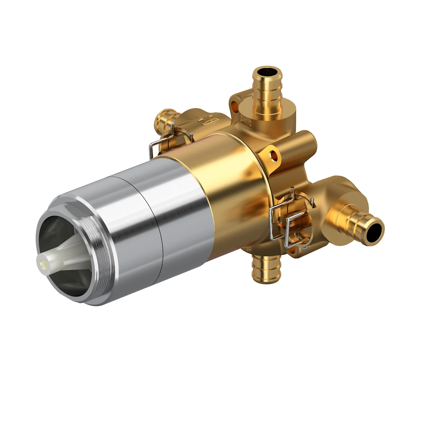 1/2" Thermostatic Rough-in Valve with PEX Connection Type with up to 2 Independent and 1 Shared Function