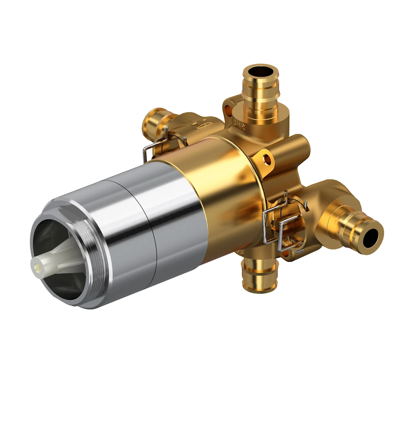 1/2" Thermostatic Rough-In Valve with Expansion PEX Connection Type with up to 2 Independent and 1 Shared Function