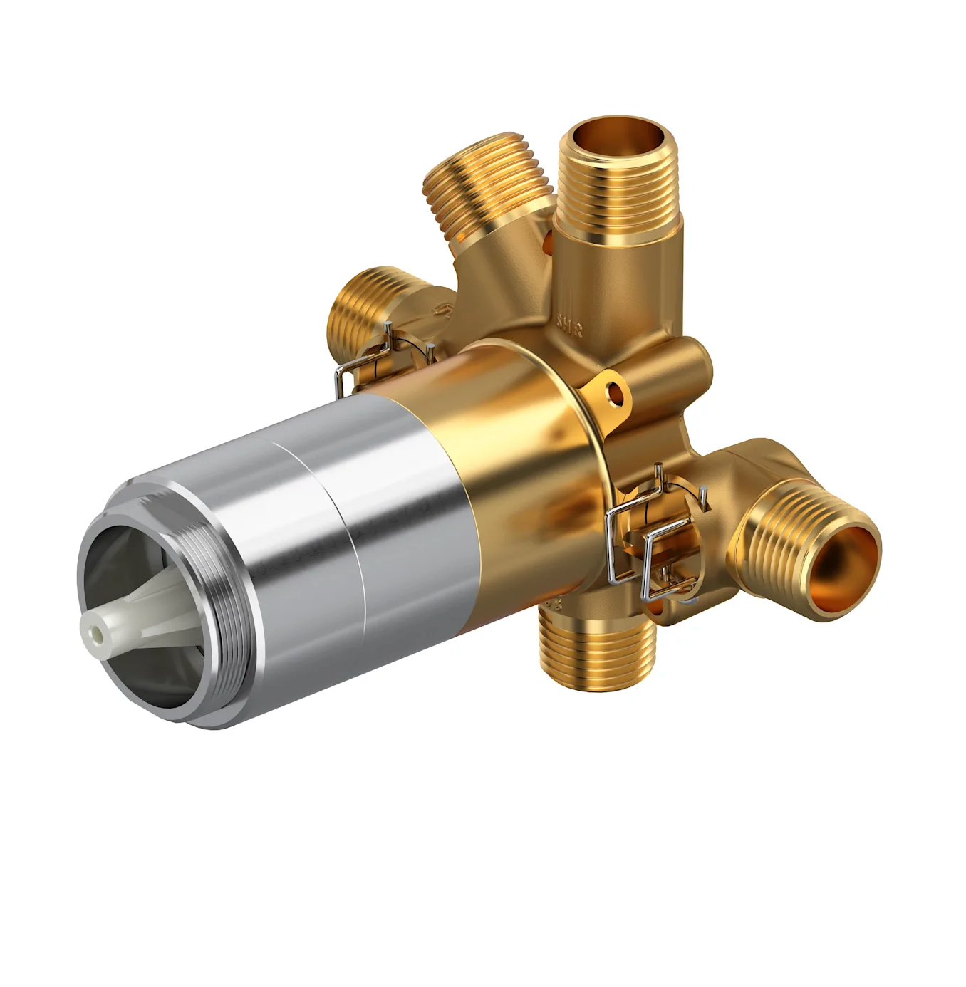 1/2" Thermostatic Rough-in Valve with NPT Connection Type with up to 3 Independent and 2 Shared Functions