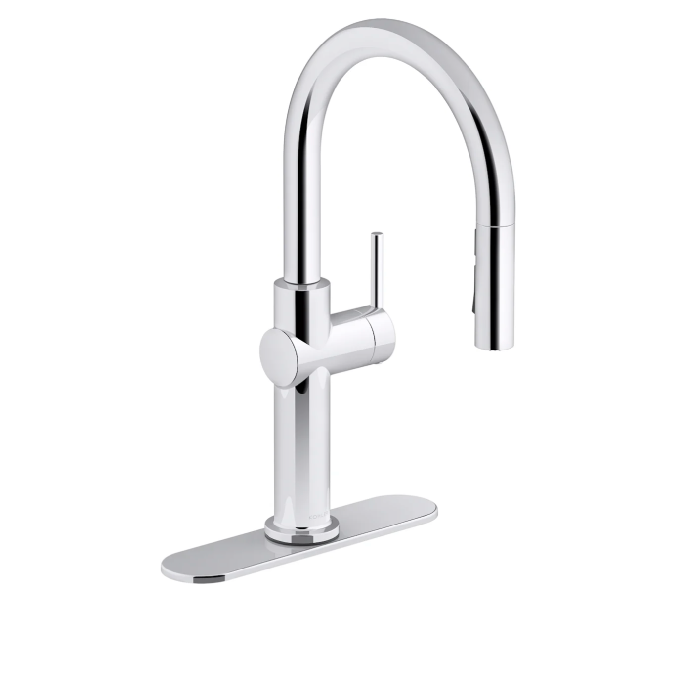 Crue 1.5 GPM Single Hole Pull Down Kitchen Faucet - Includes Escutcheon