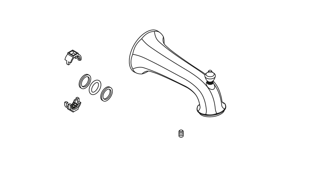 Kelston Tub Spout Only
