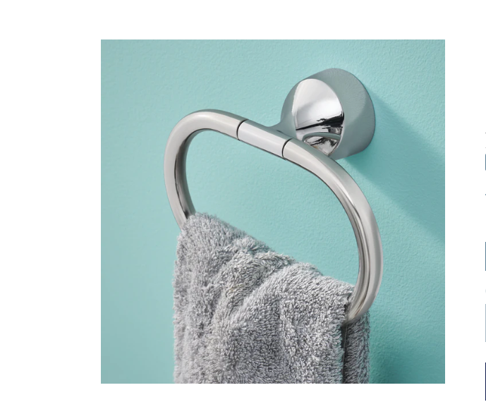 Moen MY3786CH Idora Single Post Bathroom Hand Towel Ring