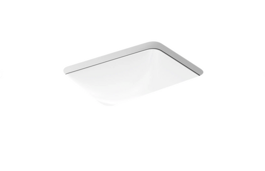 Kohler K-20000-0 Caxton Rectangle 20-1/4" Undermount Bathroom Sink w/ Overflow