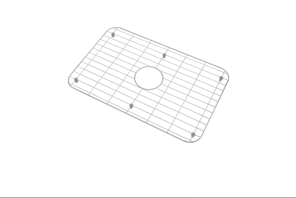 22-3/4" L x 14-3/4" W Bottom Basin Sink Rack