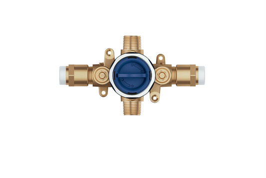 Grohe 35114000 GrohSafe 3.0 Pressure Balance Valve with CPVC Connections and Service Stops