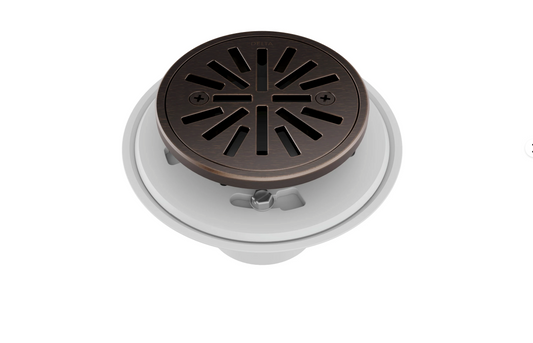 Delta DT061411-RB 4" Tile-In Round Shower Drain, Venetian Bronze