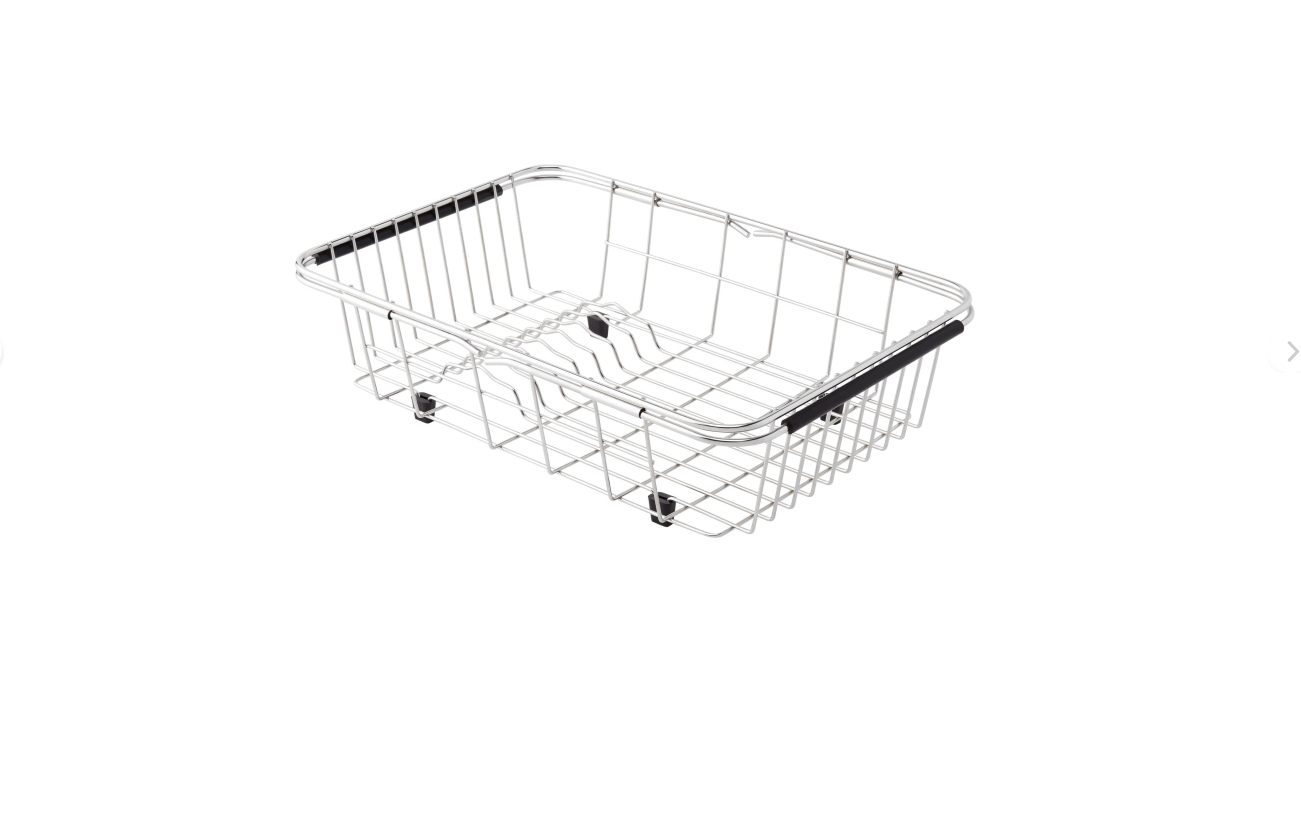 SHWORKMBN 21-3/4" L x 10-3/4" W Stainless Steel Basin Rack