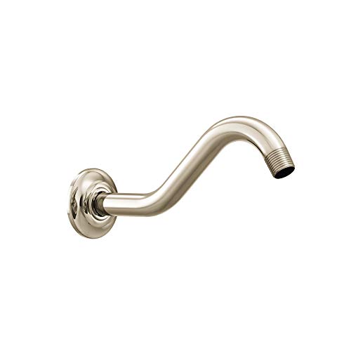 Moen 177171NL Belfield Shower Arm and Flange, Polished Nickel