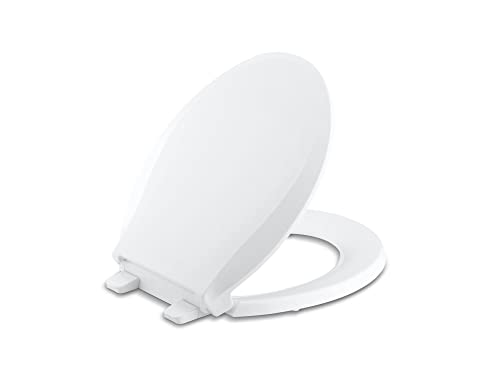 Kohler K-4636-RL-0 Cachet Elongated Closed-Front Toilet Seat with Soft Close and Quick Release