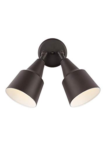 Generation Lighting 8560702-71 Flood Light 2 Light 13" Tall Outdoor Wall Sconce - OPEN BOX